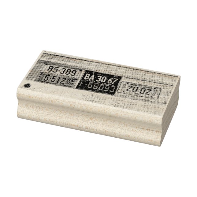 1960-talet Passenger Buss License Tallrikar Art Fr Stämpel (Stämpel)