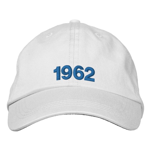 1960-talets BRODERAD BASEBALLKEPS Keps (Framsida)