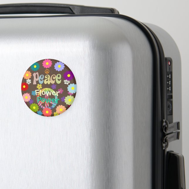 1960-talets Flower Power  Magnet (In Situ (Luggage))