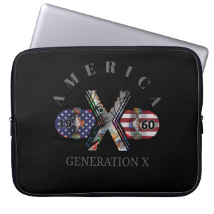 1960-talets Generation X American Skateboard Laptop Fodral