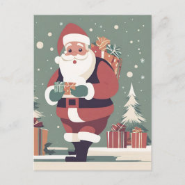 1960-talets julkort, Vintage 60-årsjubileum Helg Vykort