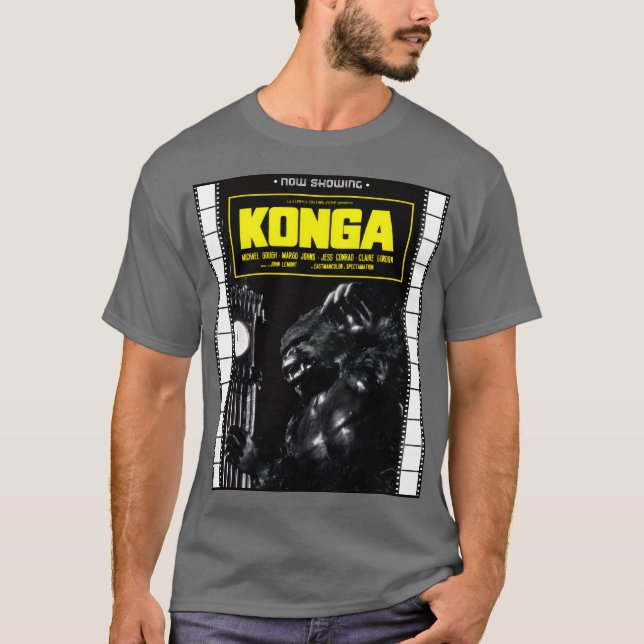1960-talets KONGA Affisch T-Shirt (Framsida)