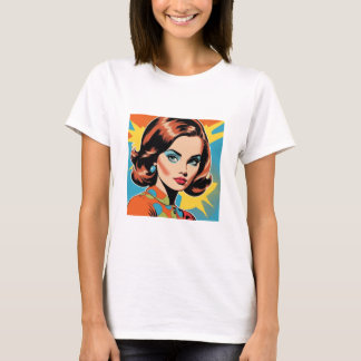 1960-talets kvinna t shirt