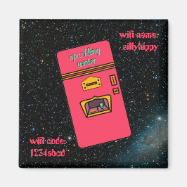 1960-talets kylskåp i rymden magnet