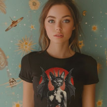 1960-talets Red Sci-Fi Sexy Female Space Cat Vinta