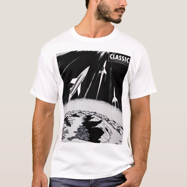 1960-talets SCI-FI Klassisk T-Shirt (Framsida)