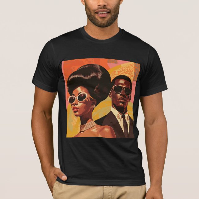 1960-talets svarta kultur - nytt: poppkonst t shirt (Framsida)