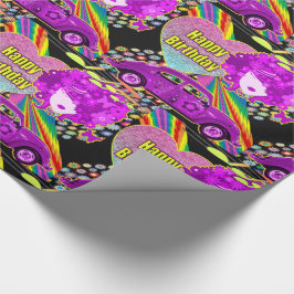 1960-talets tema Groovy Girl Party Birthday Presentpapper