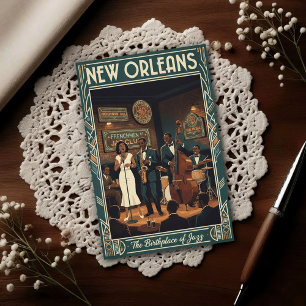1960-talets Vintage New Orleans Vykort