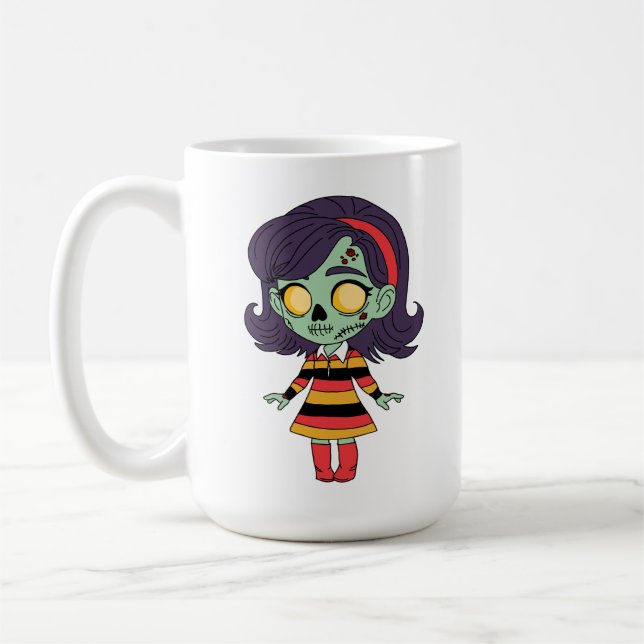 1960-tals Zombie Flicka Kaffemugg (Vänster)