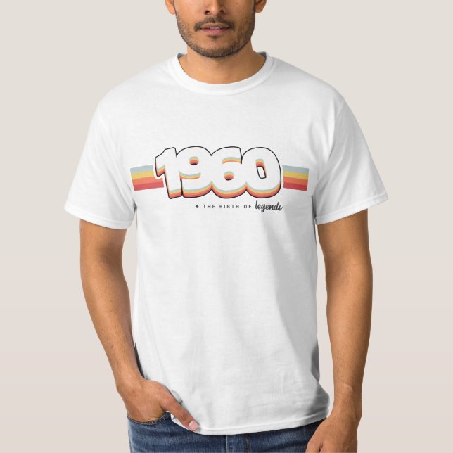 1960 The birth of legends T Shirt (Framsida)