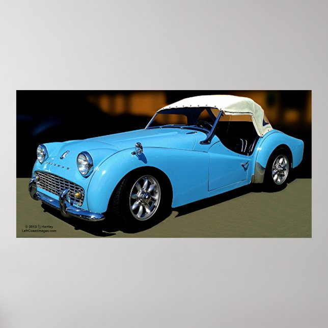 1960 TRIUMPH TR3-POSTER POSTER (Framsidan)