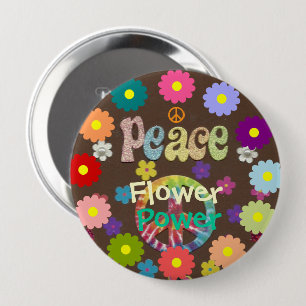 1960s Flower Power Knapp