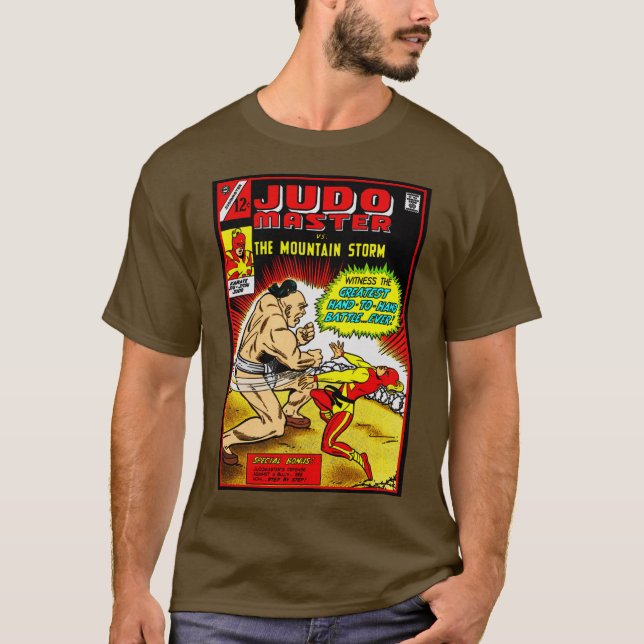 1960's JUDO Master Comic T-Shirt (Framsida)
