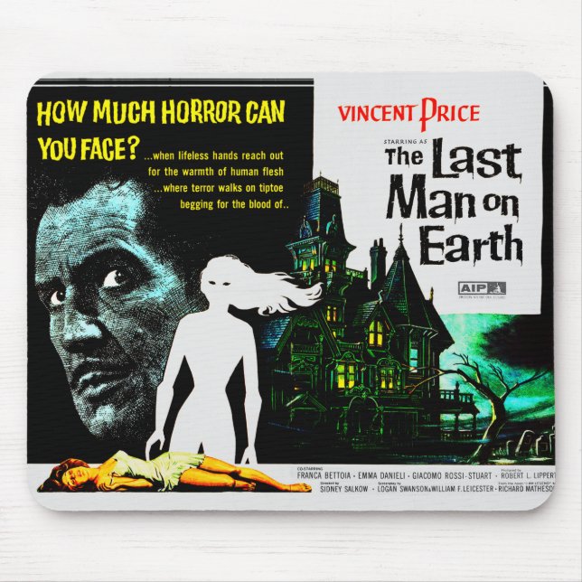 1960's "Last Man on Earth" Mousepad Musmatta (Framsidan)