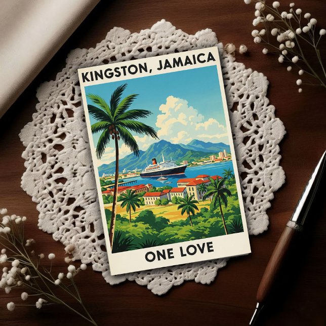 1960s Vintage Jamaica Travel  Vykort (Skapare uppladdad)