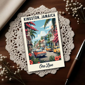 1960s Vintage Jamaica Travel  Vykort