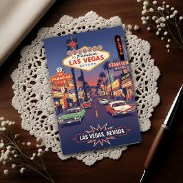 1960s Vintage Las Vegas Travel Vykort