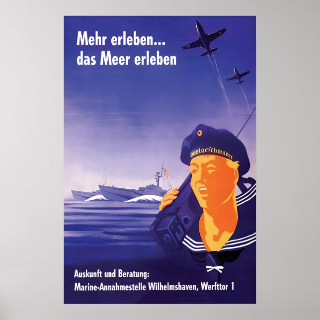 1960s Western German Military Recruitment Poster (Framsidan)