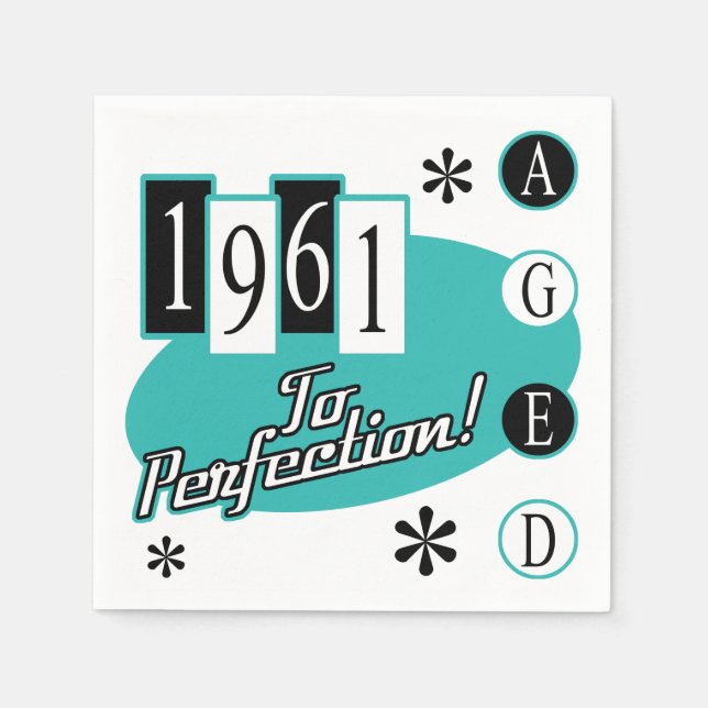 1961 - 60:e århundradets moderna pappersservett (Framsidan)