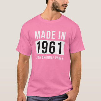 1961 års födelsedagsgåvor t shirt