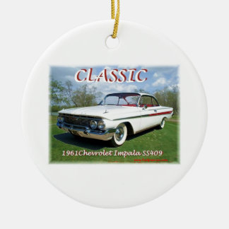1961_Chevrolet_Impala Julgransprydnad Keramik