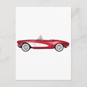 1961 Corvette C1: Candy Apple Avslutar: Vykort