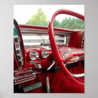 1961 Dodge Lancer-instrumentpanel Poster