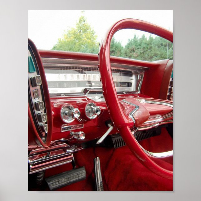 1961 Dodge Lancer-instrumentpanel Poster (Framsidan)