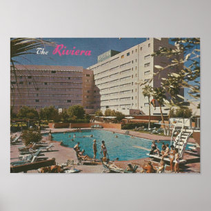 1961 Hotel Riviera, Las Vegas, NV Poster