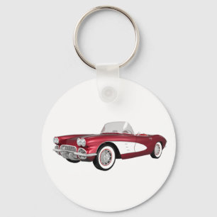 1961 Korvette C1: Candy Apple Avslutar: Nyckelring
