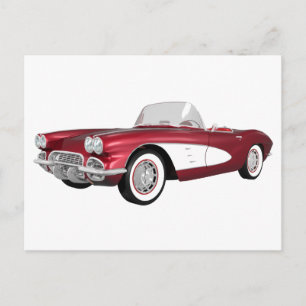 1961 Korvette C1: Candy Apple Avslutar: Vykort