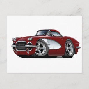 1961 Korvette Maronbil Vykort