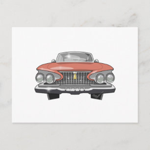 1961 Plymouth Fury Vykort