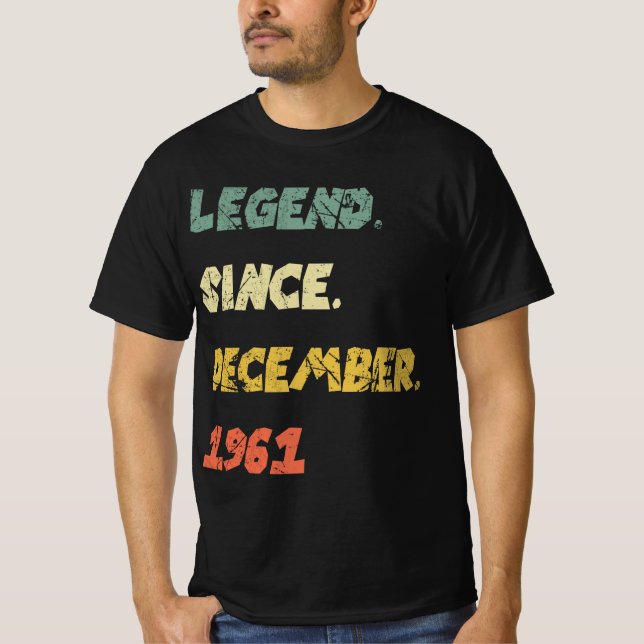 1961 Presenterar Shirt Legend sedan december 1961. T (Framsida)