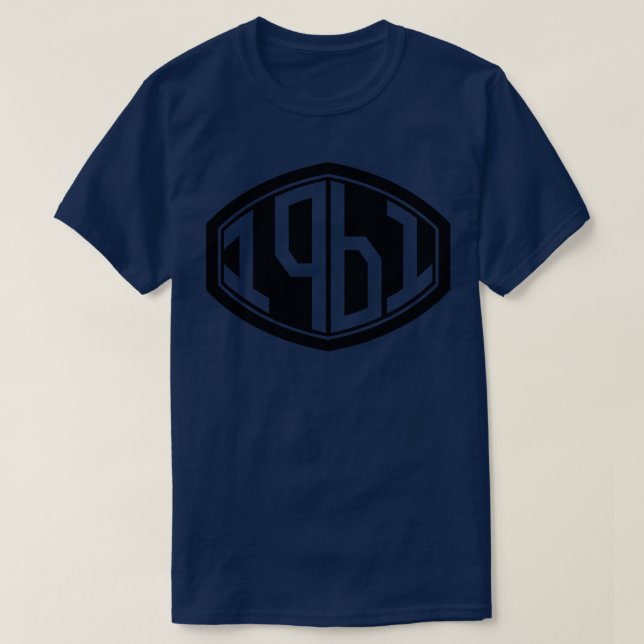 1961 Retro Hipster Birthday T Shirt (Design framsida)
