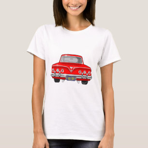1961 röda Chevrolet Tee