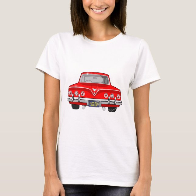 1961 röda Chevrolet Tee (Framsida)