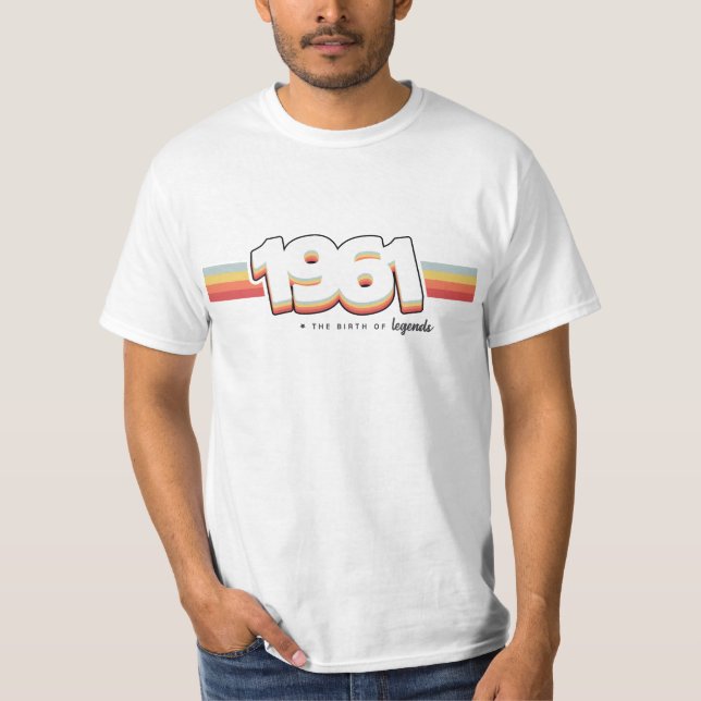 1961 The birth of legends T Shirt (Framsida)