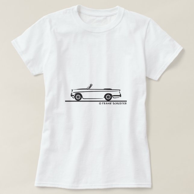 1961 Triumph Herald Conversible T-shirt (Design framsida)