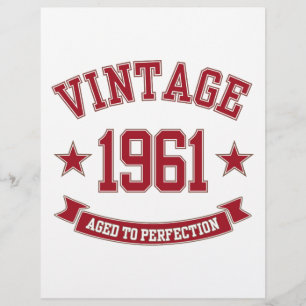 1961-Vintagens Åldras till Perfektion