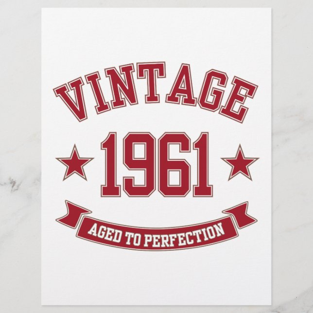 1961-Vintagens Åldras till Perfektion (Framsida)