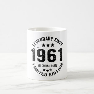 1961 Vintagens födelsedag Kaffemugg