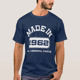 1962 60-års födelsedags T-shirt