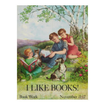 1962 Barns Bok-vecka Poster