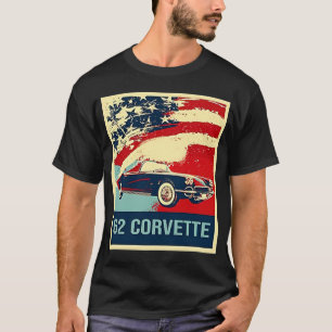 1962 C1 Corvette Pop Art Stil T Shirt