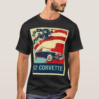 1962 C1 Corvette Pop Art Stil T Shirt