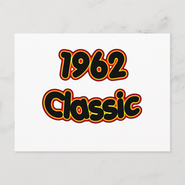 1962 Classic Vykort (Framsida)