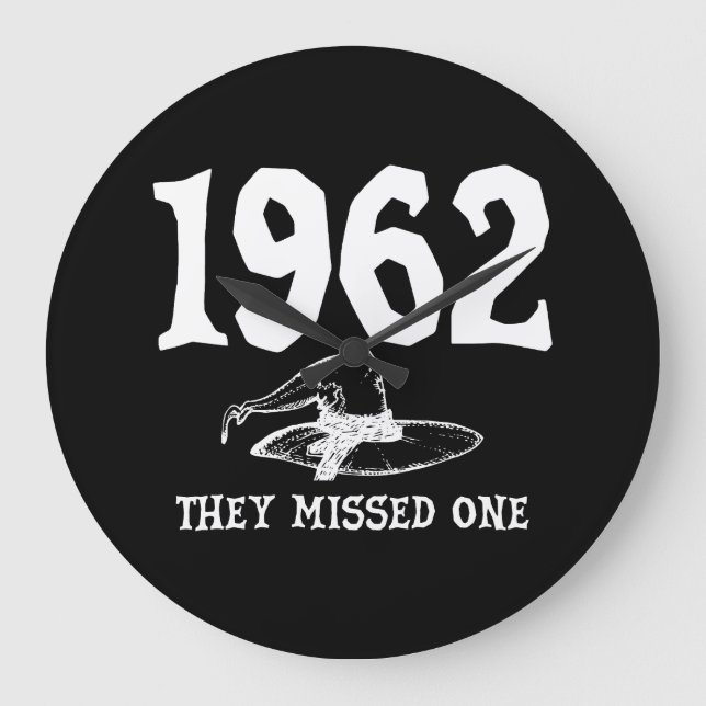 1962 De missade en salem häxa halloween  Stor Klocka (Framsida)