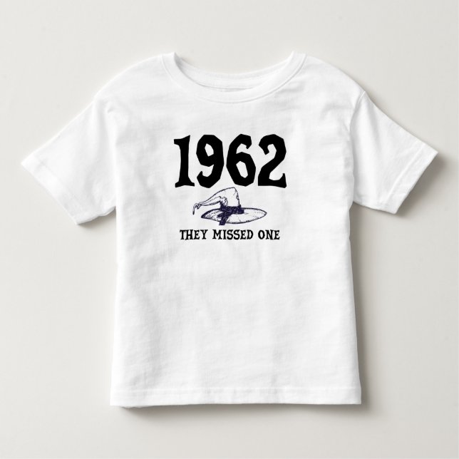 1962 missade de en Salem Witch Halloween T Shirt (Framsida)